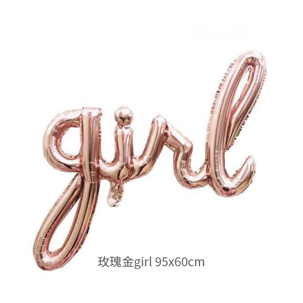 Gender Reveal Party Decorations - Foil Balloons & Backdrop for Baby Shower