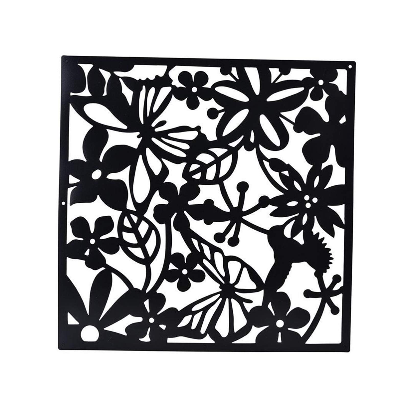 YZZSJC 4PCS PVC Room Divider Screen - Modern Hanging Partition Panel for Home & Office - Black - Perfect for Privacy, Space Division & Room Decor