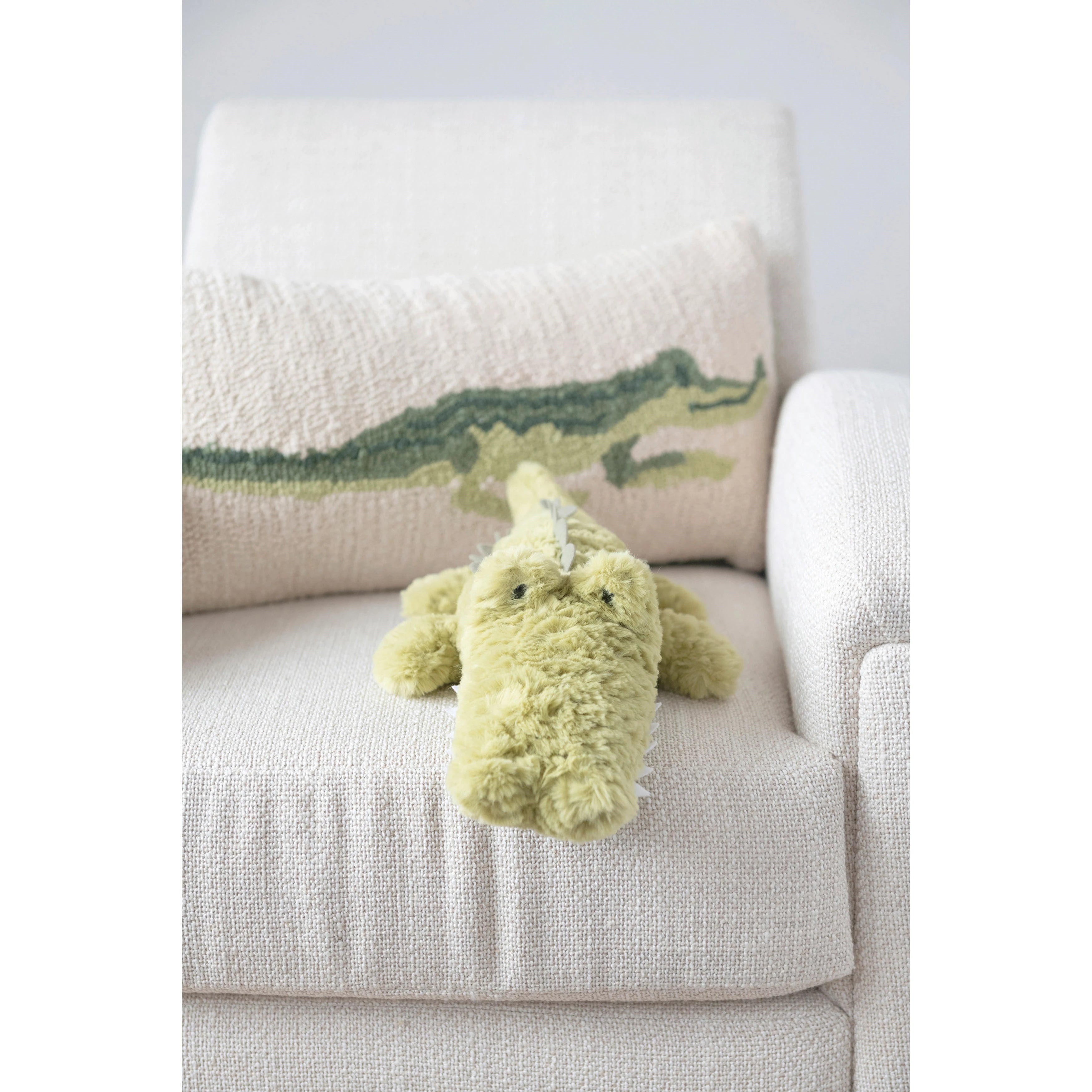 Premium Soft Green Plush Alligator Stuffed Animal - Cute & Huggable Toy for Kids, Perfect Gift for Birthdays & Christmas | Great for Nursery Decor, Playtime & Cuddling
