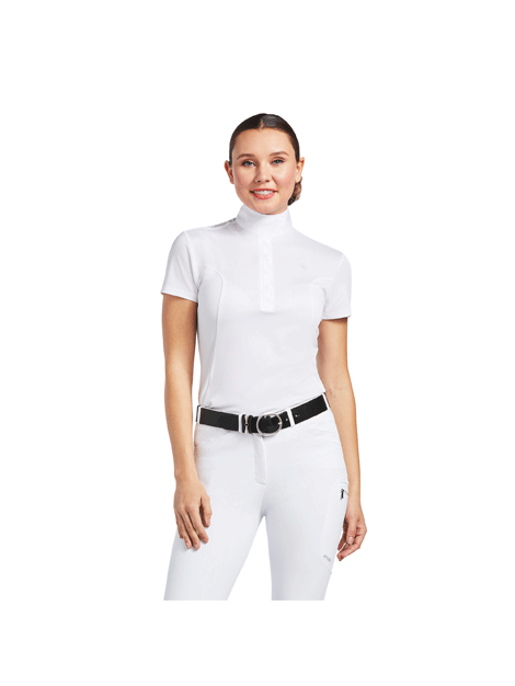 Ariat Aptos Show Top - Equestrian Riding Shirt for Women - Breathable & Comfortable for Horseback Riding & Competitions