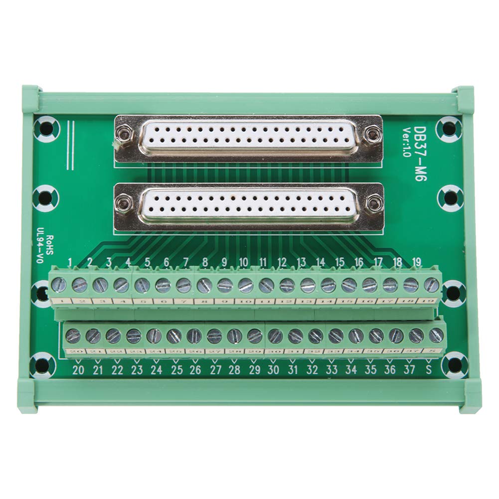 DIN Rail Terminal Block - Strong & Durable Double Female Head for Secure Electrical Connections | Ideal for Industrial Control Panels & Automation Systems
