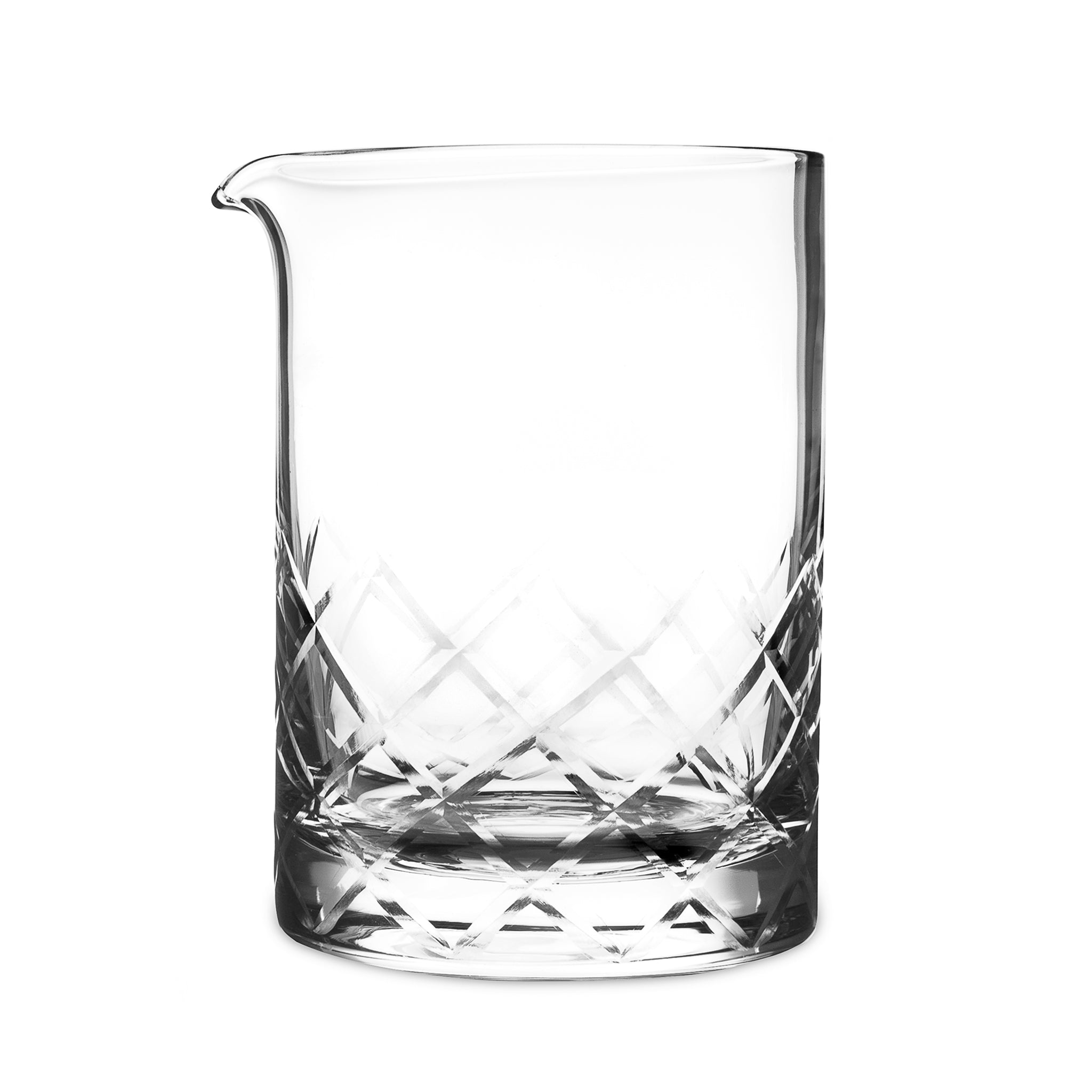 YARAI® Premium Seamless Mixing Glass - Extra Large 800ml (28oz) with Flat Base - Perfect for Cocktail Making, Home Bar & Professional Bartending