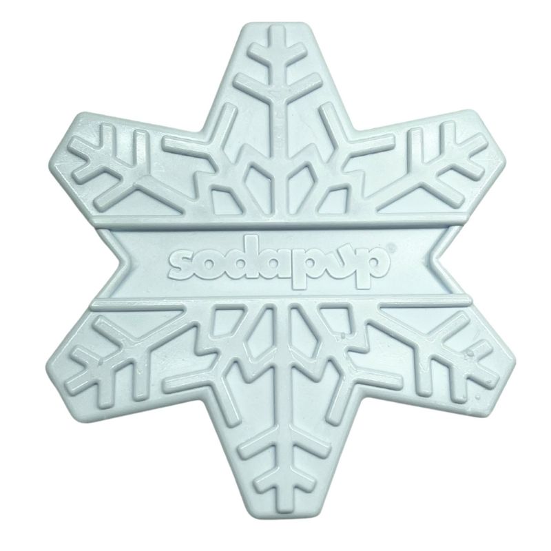 Sodapup Snow Flake Nylon Dog Chew Toy - Durable Interactive Pet Chew for Aggressive Chewers - Perfect for Indoor & Outdoor Playtime, Training, and Dental Health