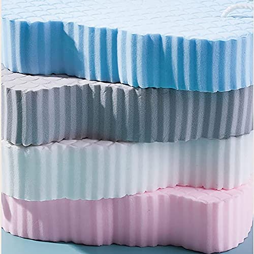 Super Soft Exfoliating Bath Sponge for Smooth Skin - 3D Body Scrubber & Dead Skin Remover - Ultra Gentle Shower Brush (4 Pack) - Perfect for Spa, Dry Brushing & Sensitive Skin Care