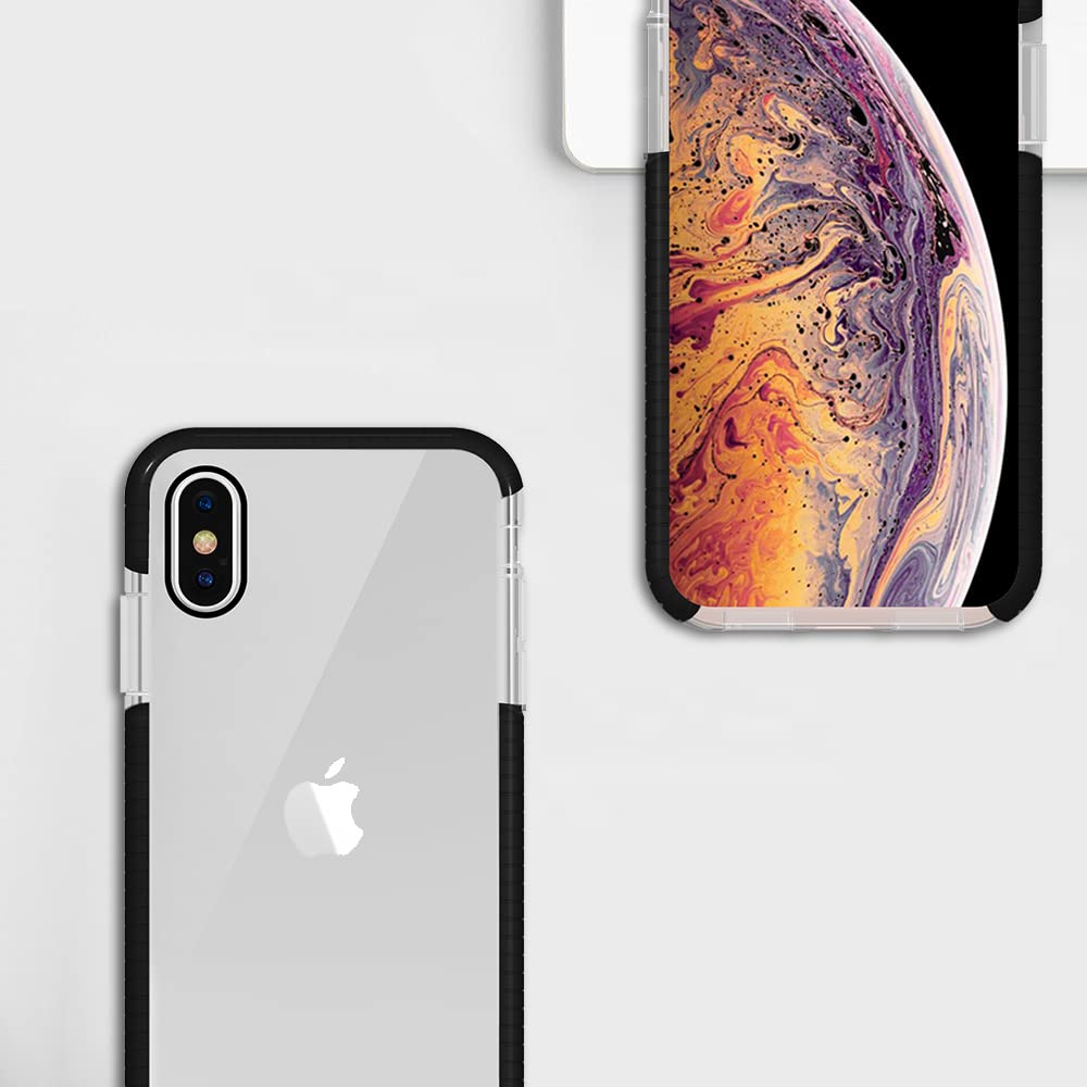 Custom iPhone Xs Max Phone Case - Soft TPU, Anti-Scratch & Shockproof, Personalized with Photo Collage & Text - Perfect Birthday, Christmas & Valentine's Gift (Black) | Great for Everyday Protection & Stylish Personalization