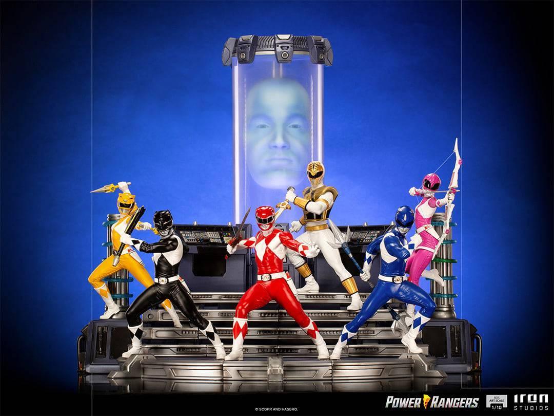 Iron Studios Power Rangers Red Ranger BDS Art Scale 1/10 Statue - Collectible Action Figure for Display & Home Decor