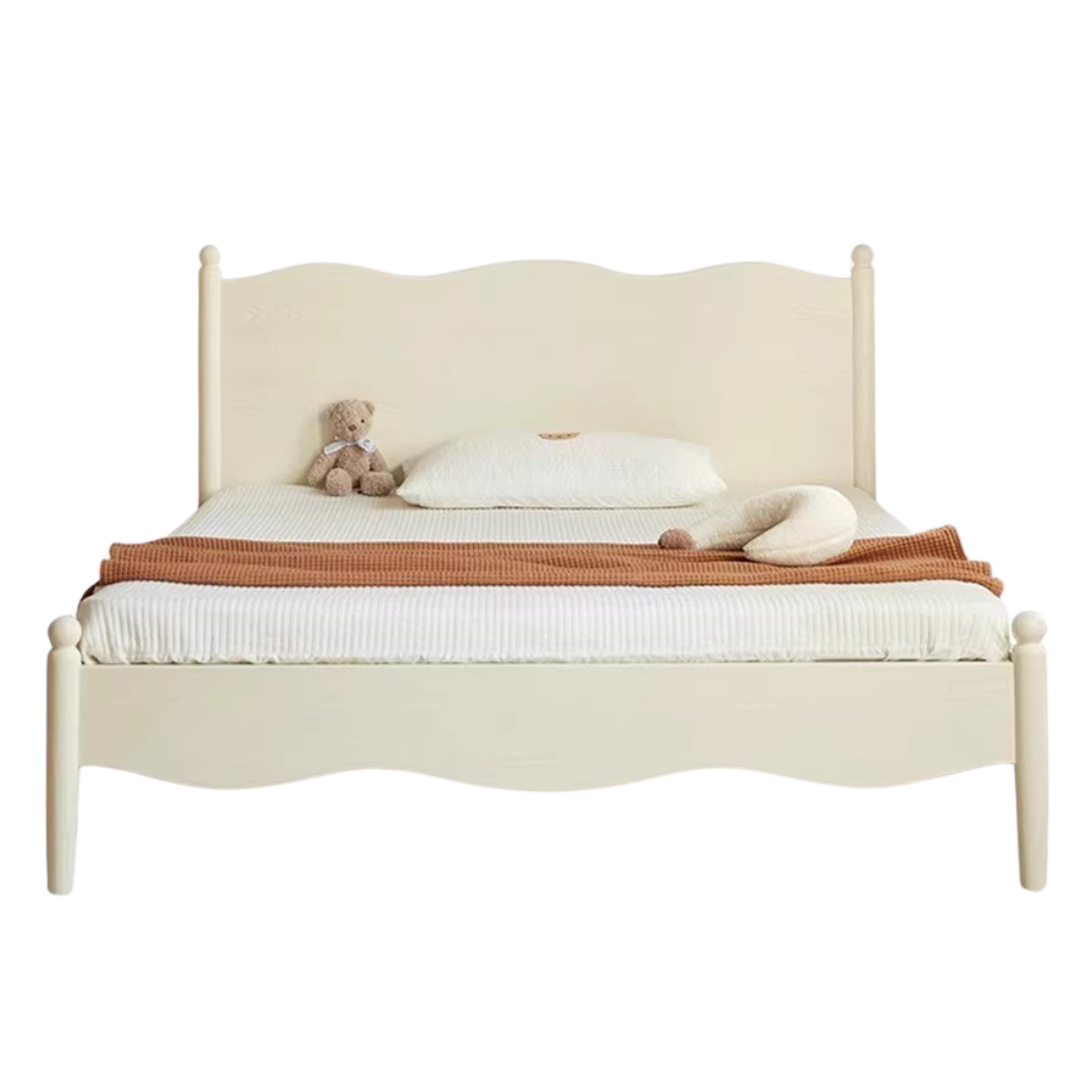 White color Oak Large bed