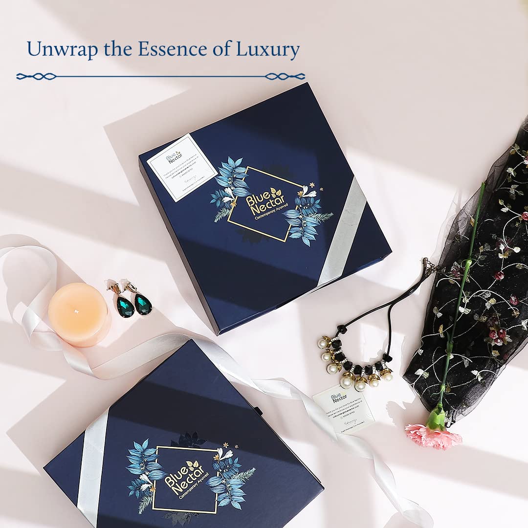Blue Nectar Beauty Gift Box for Women & Men | Premium Skincare Set with Body Lotion, Body Wash & Body Mist | Birthday & Anniversary Gift Idea | 3-Piece Combo for Daily Skincare Routine & Relaxation