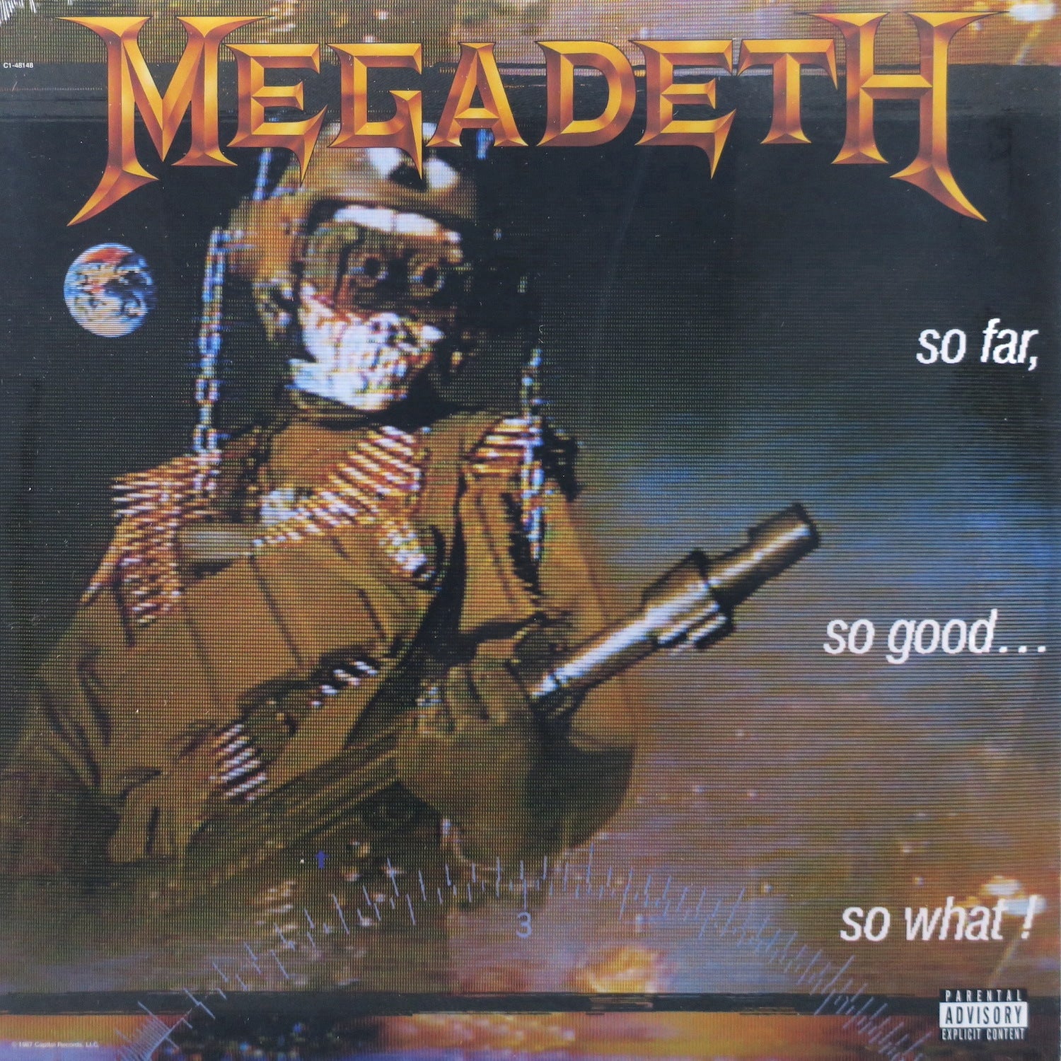 MEGADETH 'So Far, So Good, So What!' 180 Gram Vinyl LP Record - Heavy Metal Music Album for Collectors & Audiophiles, Perfect for Home Listening & Music Enthusiasts