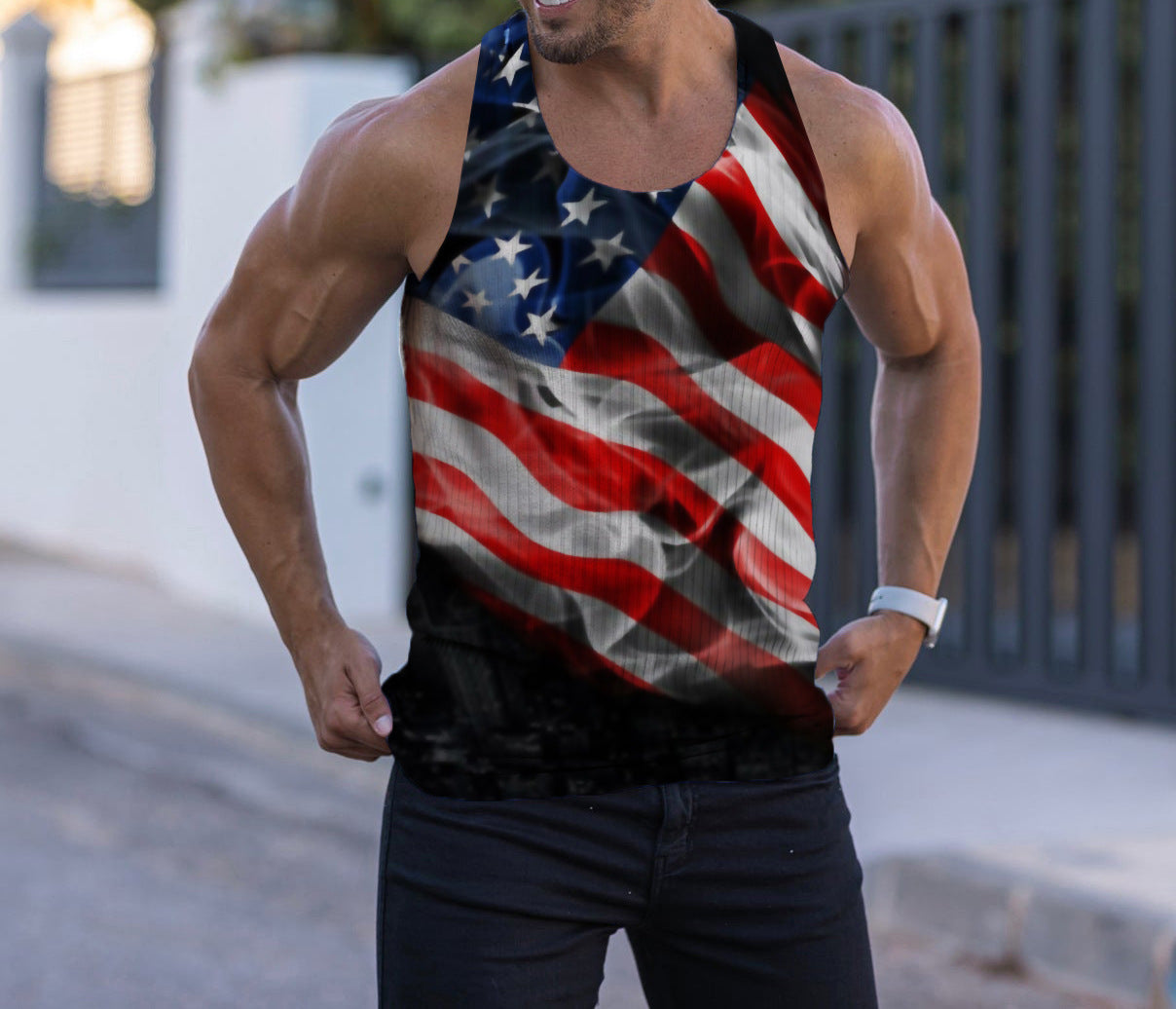 Men's Breathable Summer Knit Solid Vest - Lightweight & Comfortable for Outdoor Activities, Travel & Casual Wear