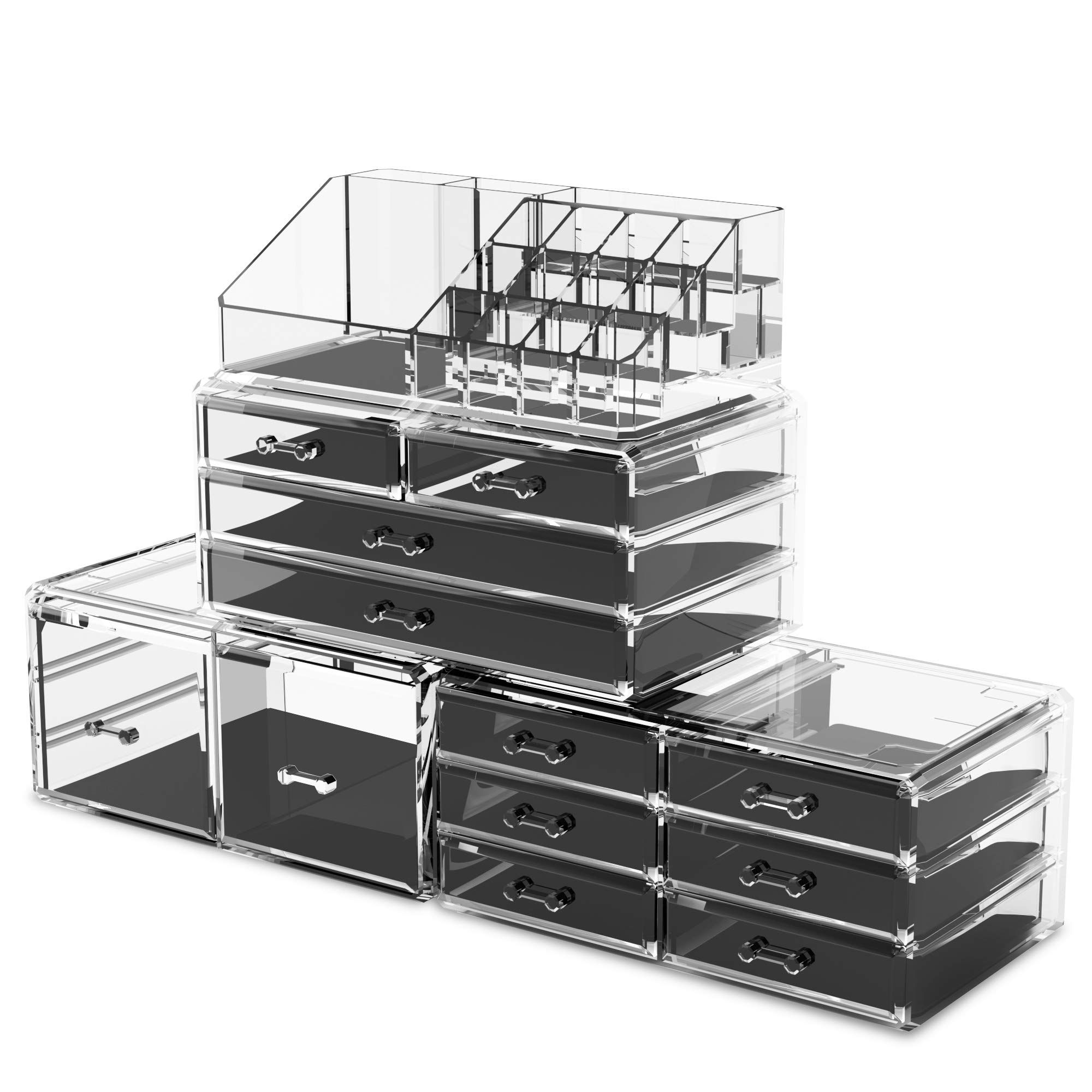 Makeup Organizer & Cosmetic Storage Tray - Perfect for Vanity, Bathroom, and Travel Organization