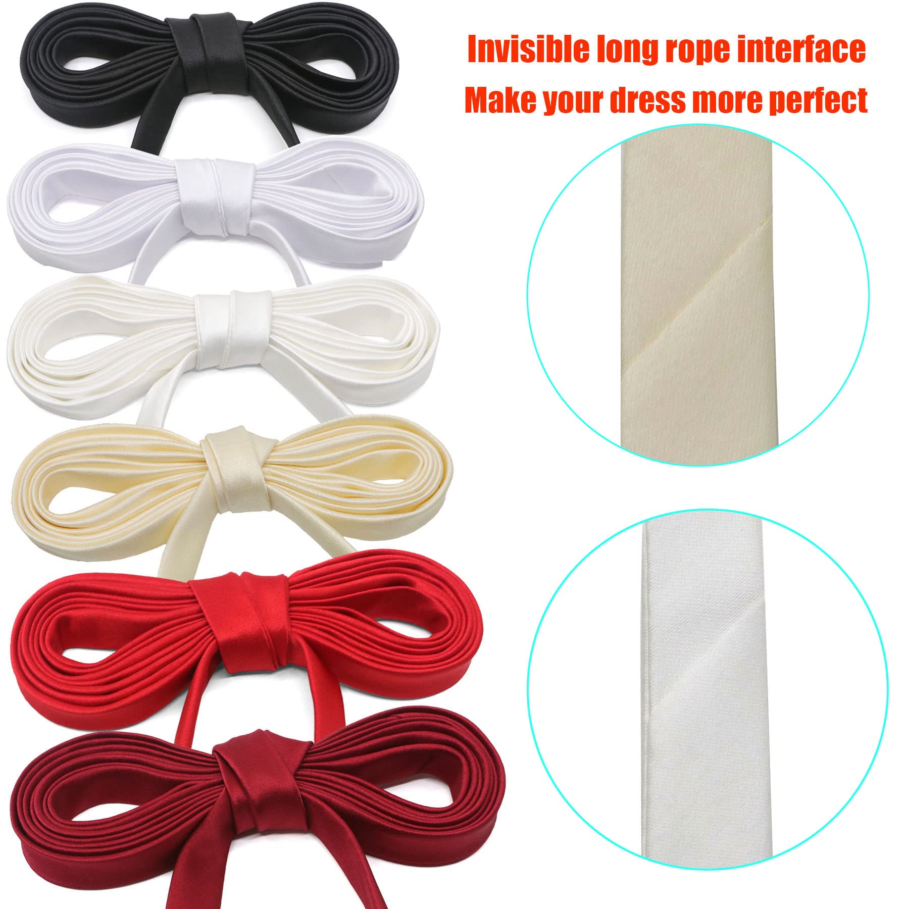 Adjustable Satin Corset Back Kit Replacement - Wedding Dress Lace Up Loops for Prom, Bridal Gowns & Formal Dresses | Perfect for DIY Dress Alterations & Costume Adjustments