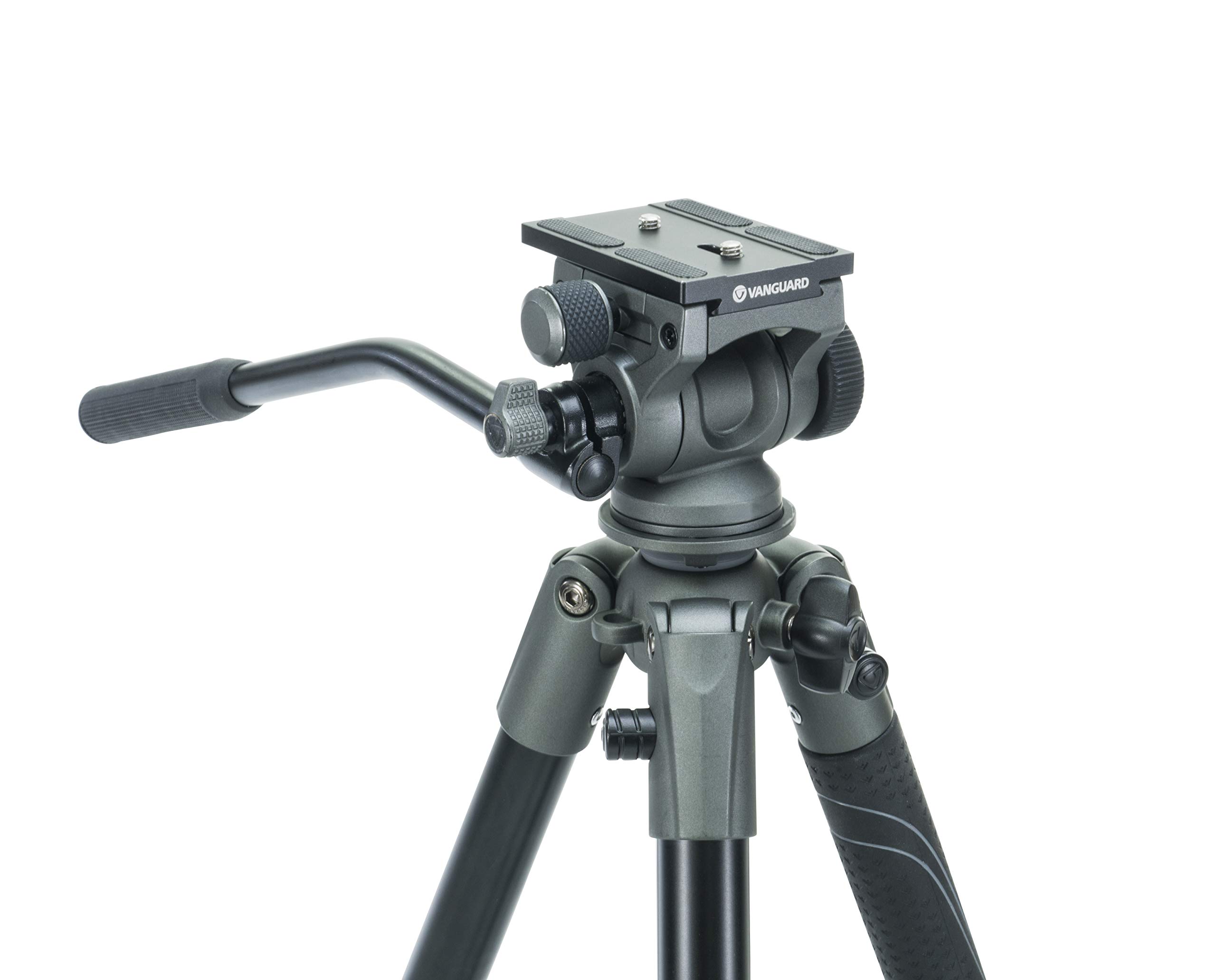 Vanguard VEO 2 PRO 263AV Lightweight Aluminum Tripod with Fluid Video Panhead - Professional Camera Support for Travel, Vlogging & Outdoor Photography
