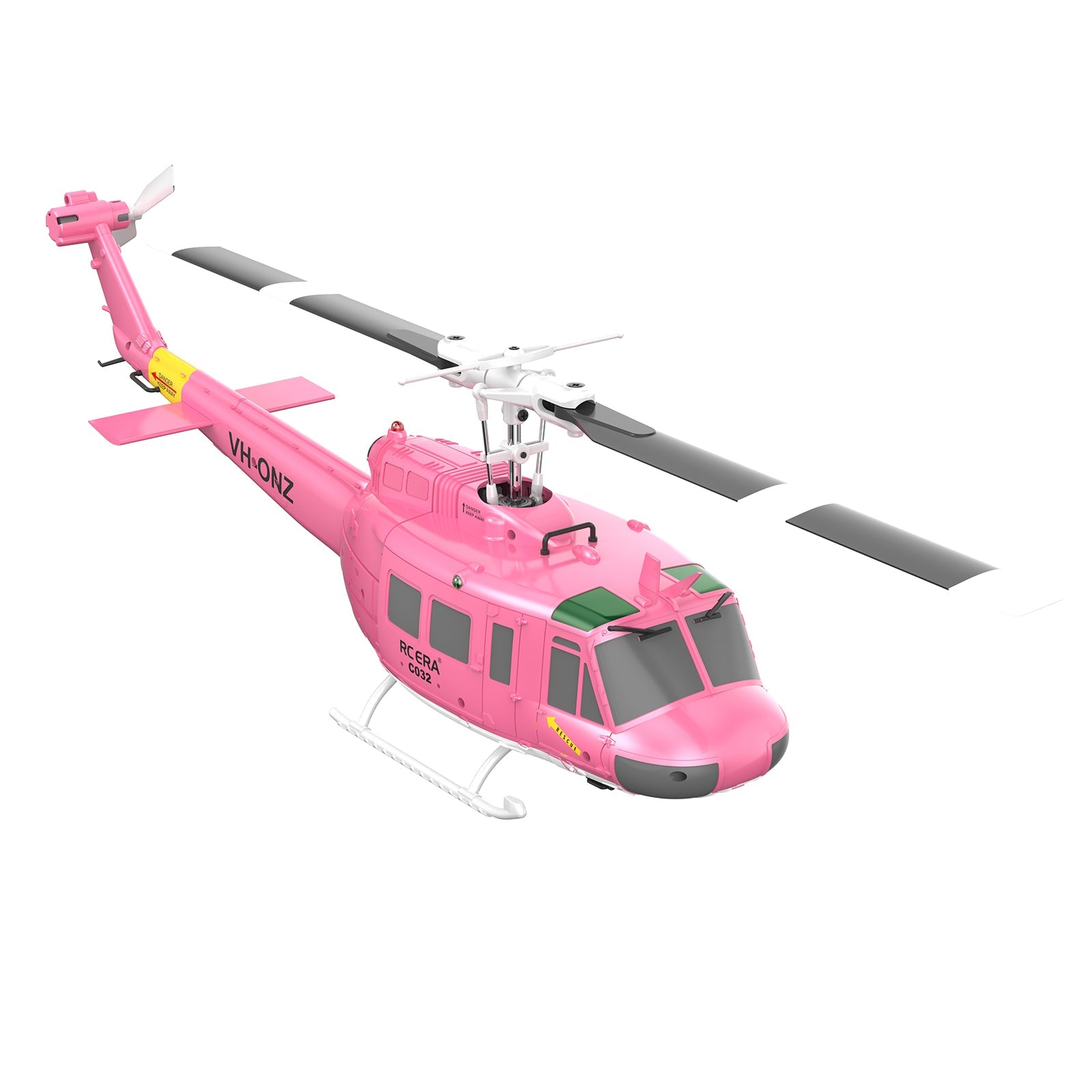 RC ERA C032 UH-1 Huey 6 Channel Brushless RC Helicopter with Gyro - 3D Flight Capable - Remote Control Helicopter for Adults & Hobbyists - Perfect for Outdoor Flying, Aerial Photography & RC Enthusiasts