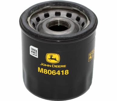 John Deere M806418 Oil Filter - Compatible with Tractors, Lawn Mowers & Agricultural Equipment - High Performance Engine Protection