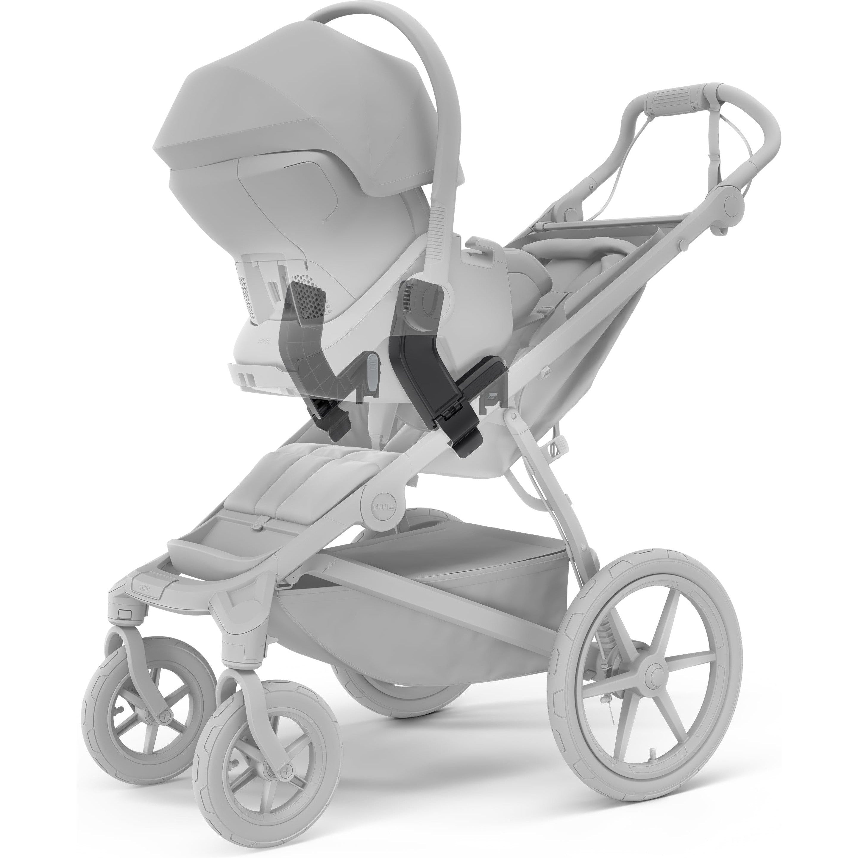 Thule Urban Glide 3 Single Stroller Car Seat Adapter for Maxi Cosi - Compatible with Infant Car Seats - Perfect for Jogging, Travel & Everyday Use