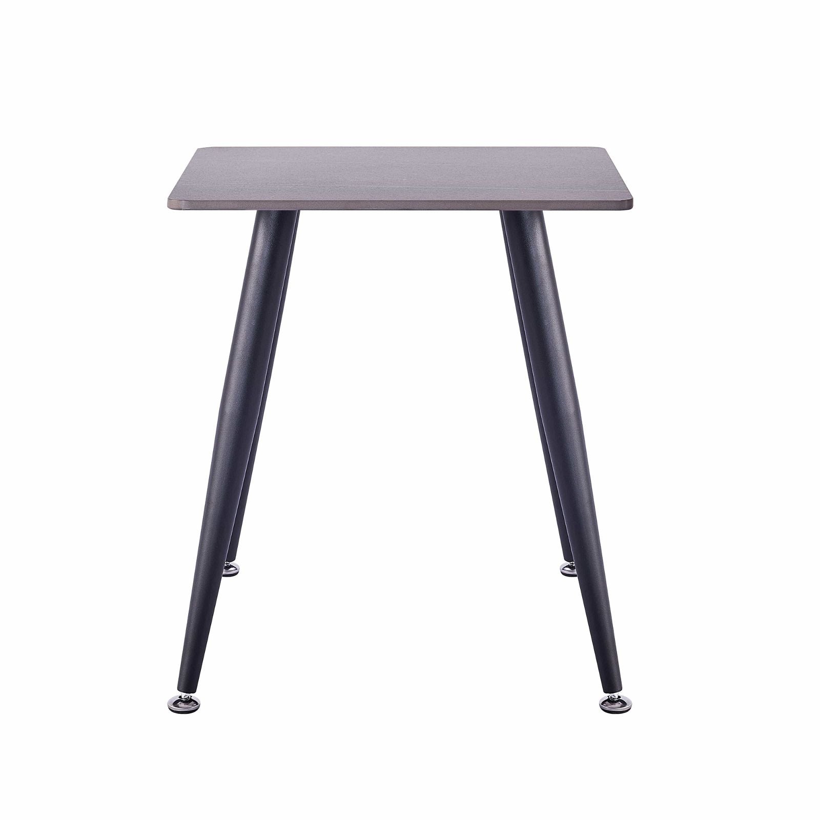 Criterionâ¢ Modern Grey Sintered Stone End Table with Sturdy Metal Legs - Perfect for Living Room, Bedroom or Office Side Table