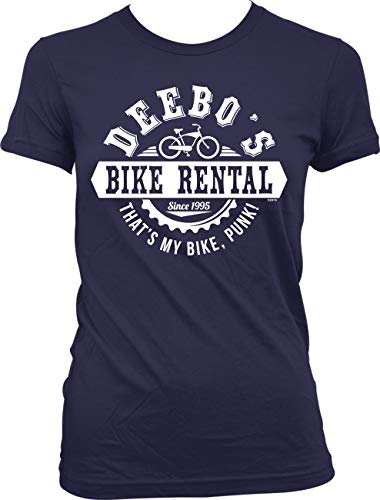 NOFO Clothing Co Deebo's Bike Rental Punk Juniors T-Shirt - Funny Vintage Bike Themed Tee for Men & Women - Perfect for Casual Wear, Street Style & Movie Fans