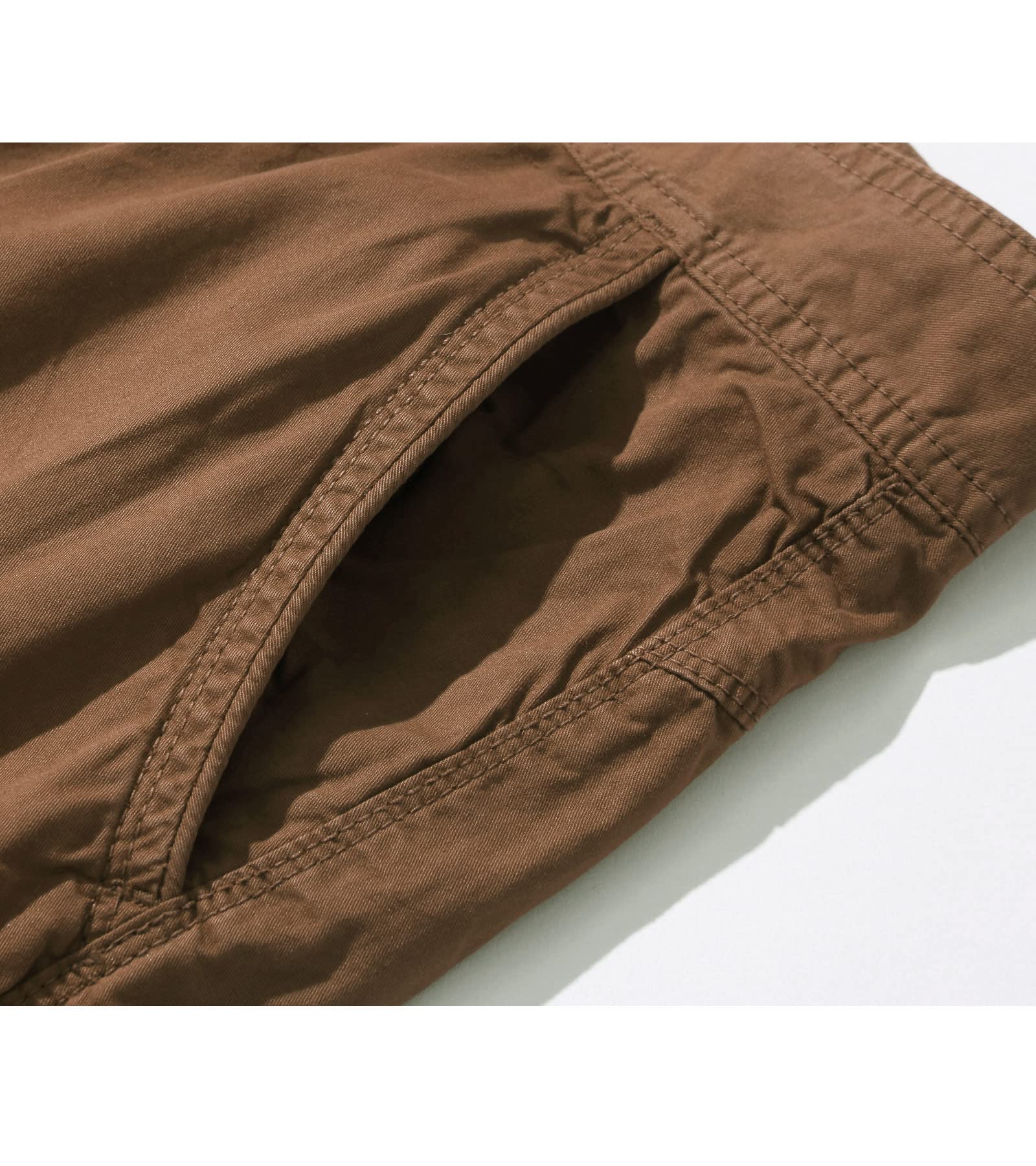 Men's 3/4 Length Cargo Shorts - Below The Knee Stretchable Outdoor Hiking & Travel Pants for Summer Activities, Camping and Casual Wear