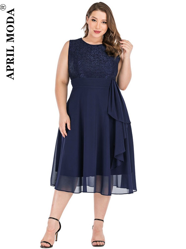 Vintage Retro Chiffon Party Dress for Women - Elegant Flowy Midi Dress for Cocktail Parties, Weddings & Special Occasions