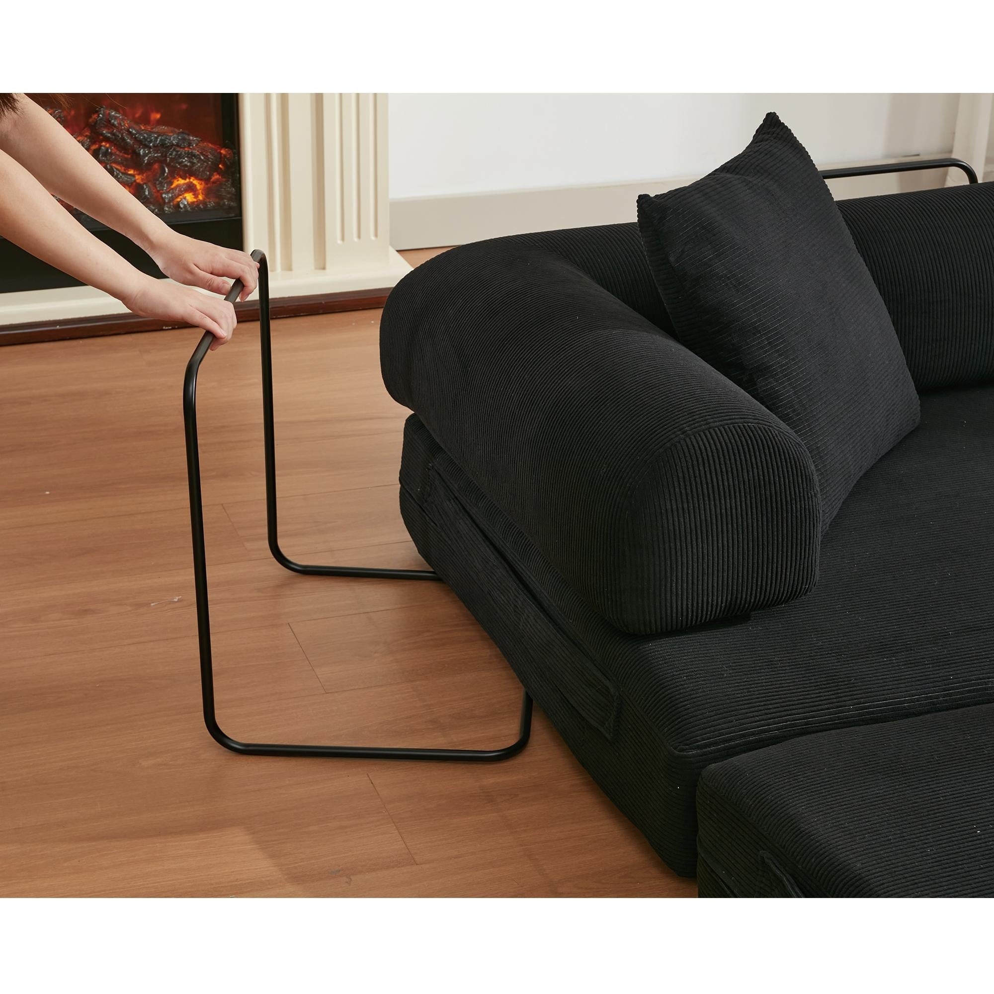 4 in 1 Convertible Sleeper Sofa Bed - 78.5