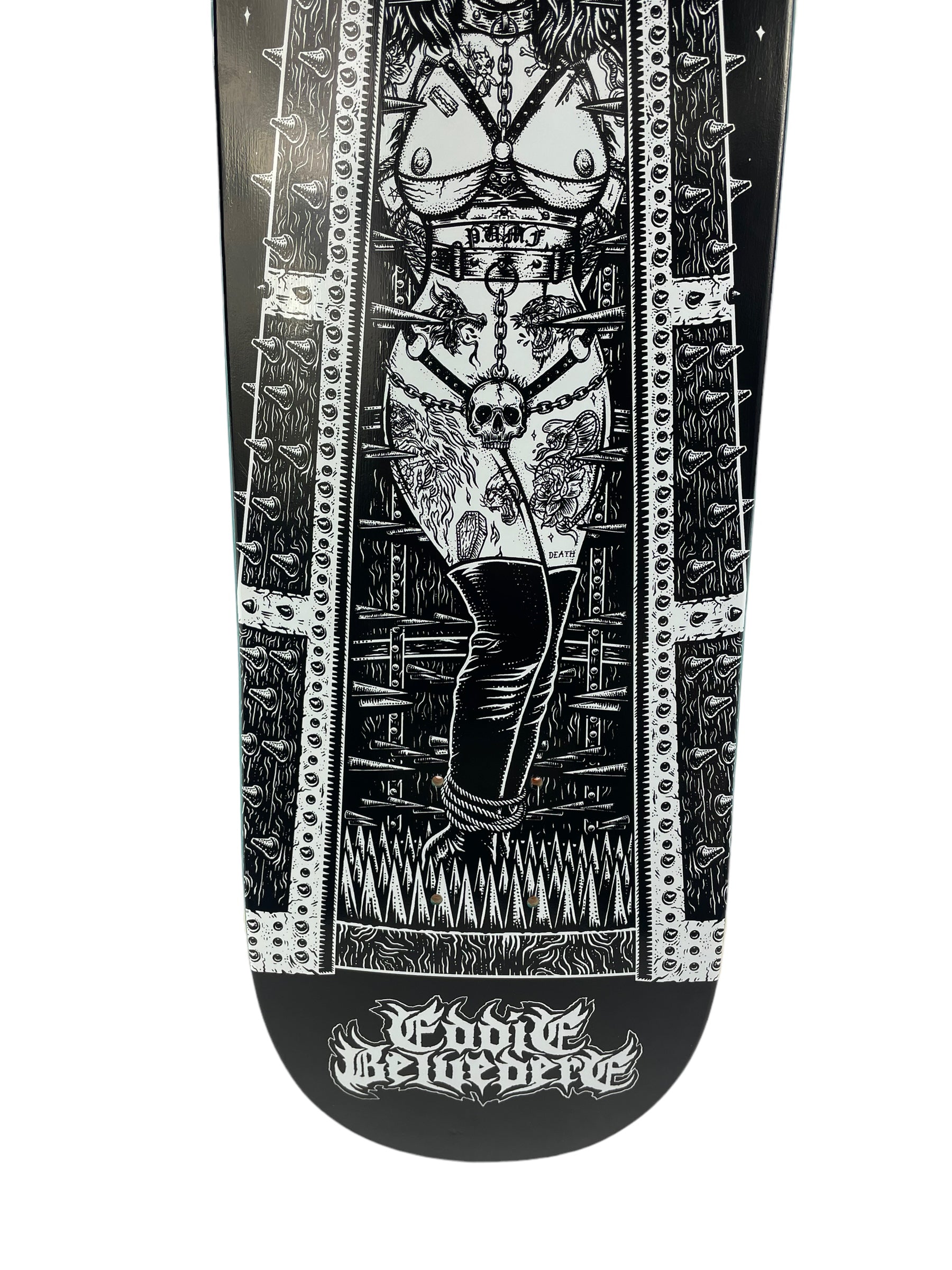 Eddie Belvedere Maiden Pro Deck by Death Skateboards - Choose Your Size - Perfect for Street Skating & Skatepark Tricks