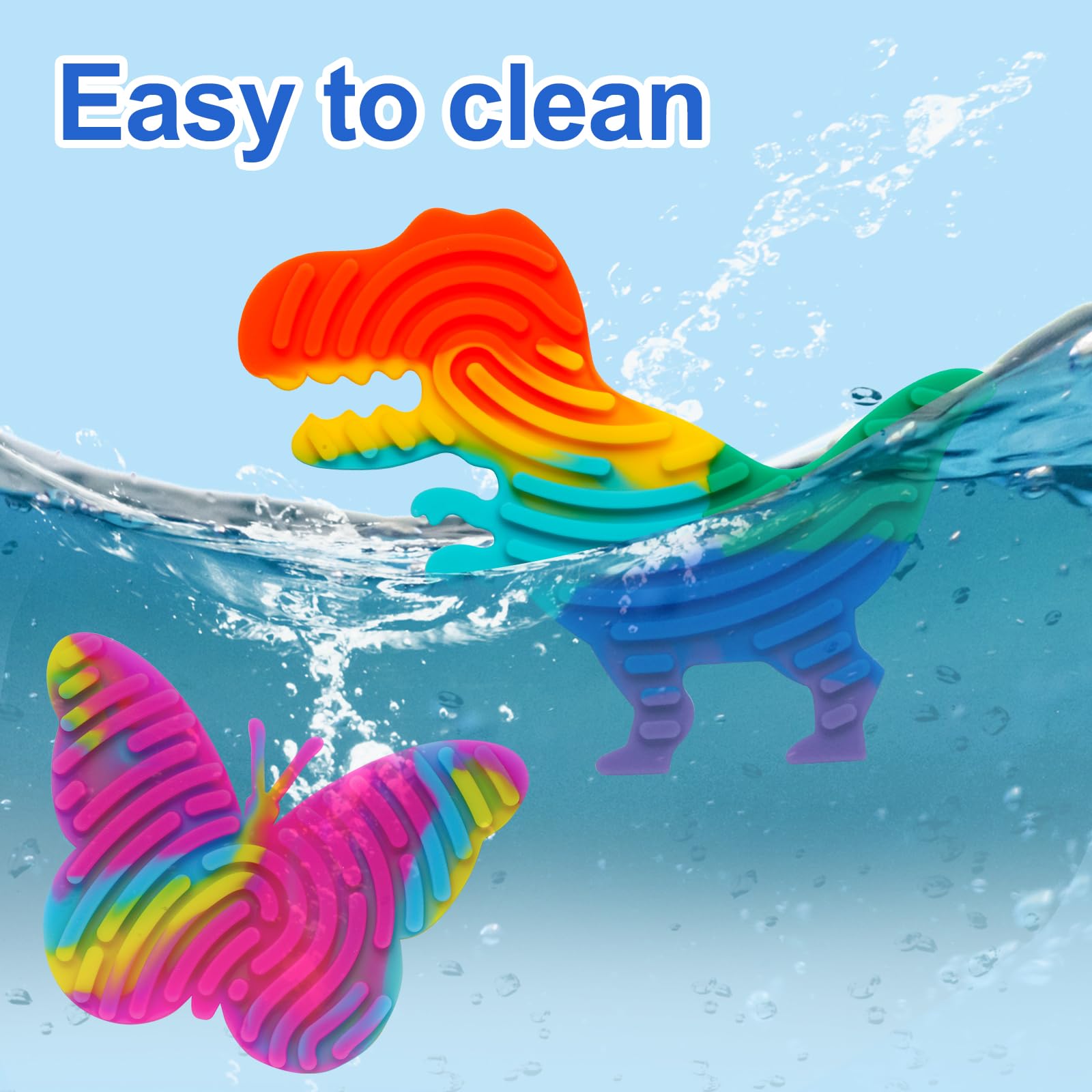 4 Pack Sensory Fidget Toys for Kids & Adults - Stress Relief Activity Boards for ADHD, Autism, Anxiety - Calming Sensory Toys for Toddlers Ages 8-12 - Perfect for Classroom, Travel & Therapy Use