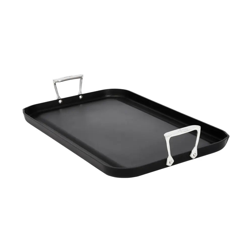 All-Clad NS Pro Nonstick Double Burner Griddle - 13 x 20 Inch Professional Cookware for Stovetop & Induction - Perfect for Pancakes, Burgers & Family Breakfasts