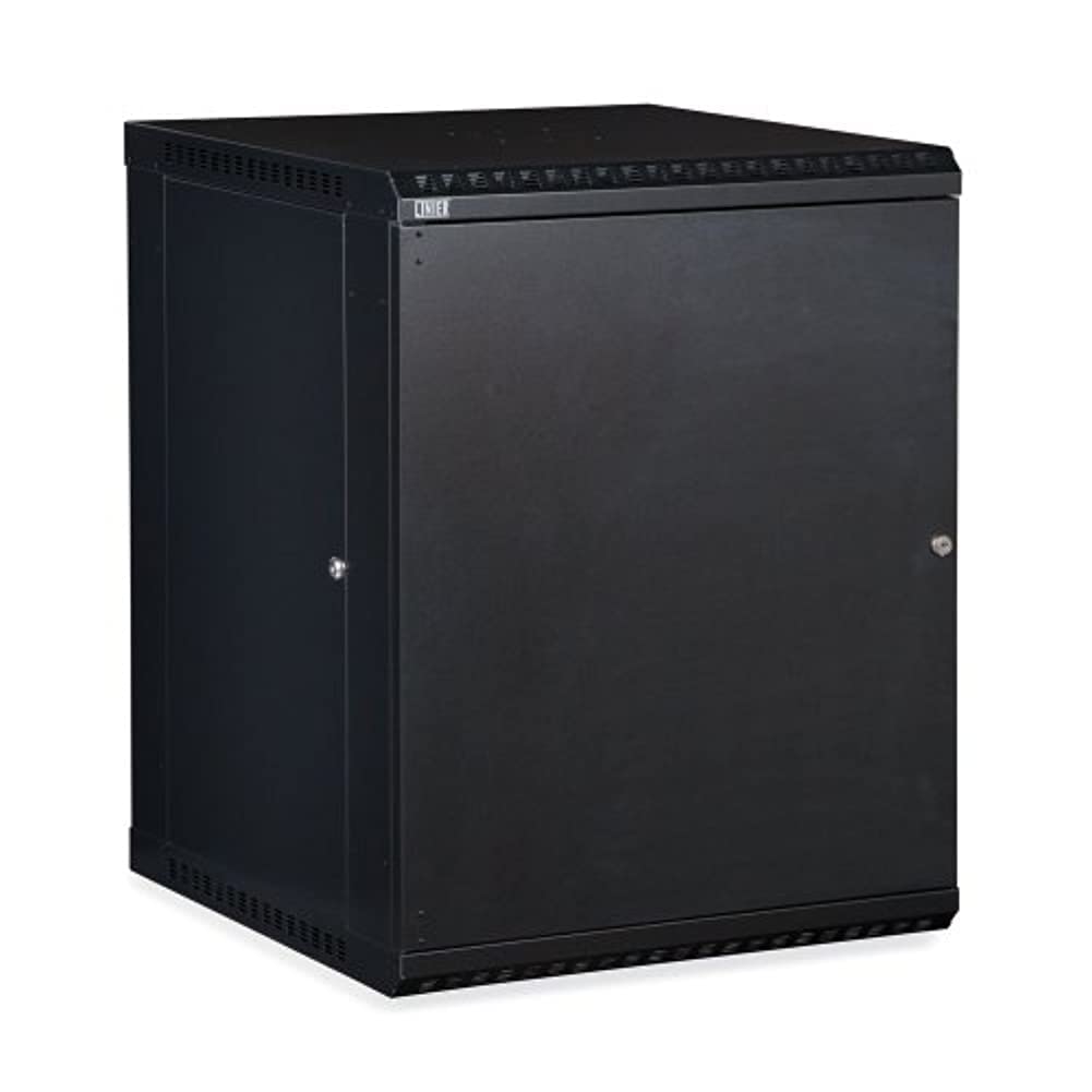 15U Wall Mount Cabinet with Solid Door - Ideal for Network & Server Rooms