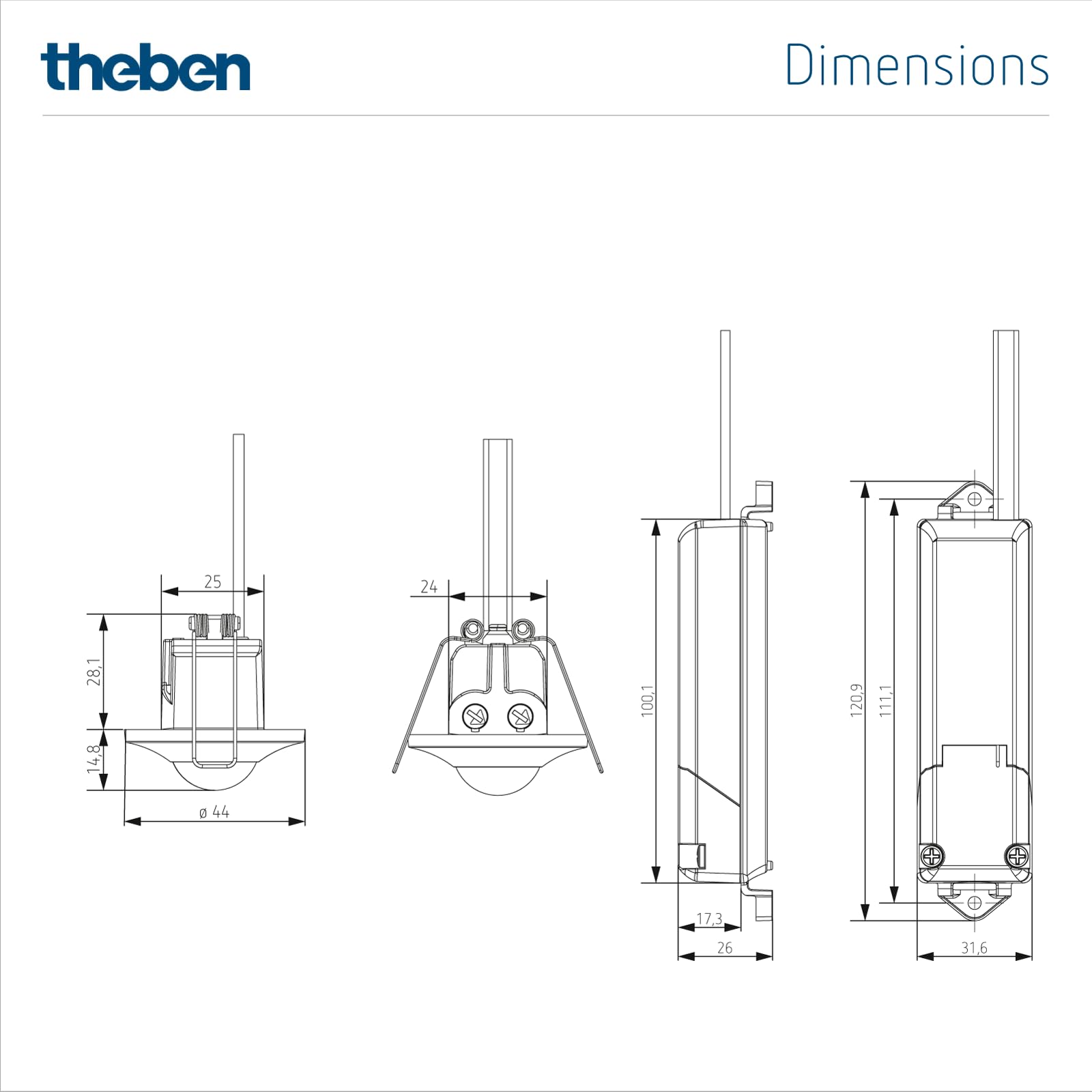 DETECTOR thepiccola S360 - 100 White - High Precision Detection Device for Security & Industrial Use