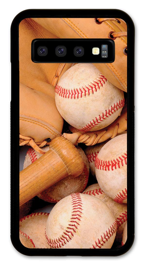 Slim Fit Samsung Galaxy S10 Phone Case with Baseball Bats & Balls Design - Protective Cover for Everyday Use, Sports & Outdoor Activities