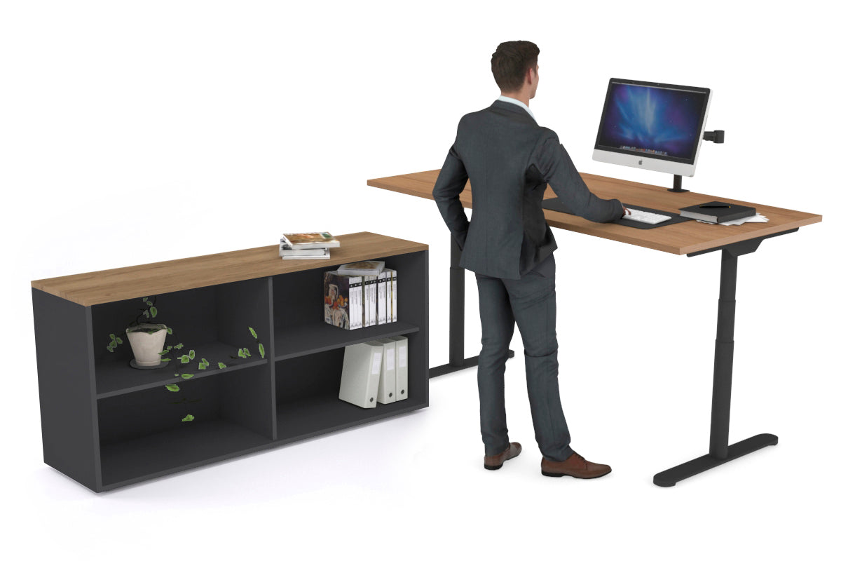 Flexi Premium Height Adjustable Standing Desk - 1800L x 700W Electric Sit Stand Workstation for Home Office, Gaming & Study - Ergonomic Executive Desk for Productivity & Comfort