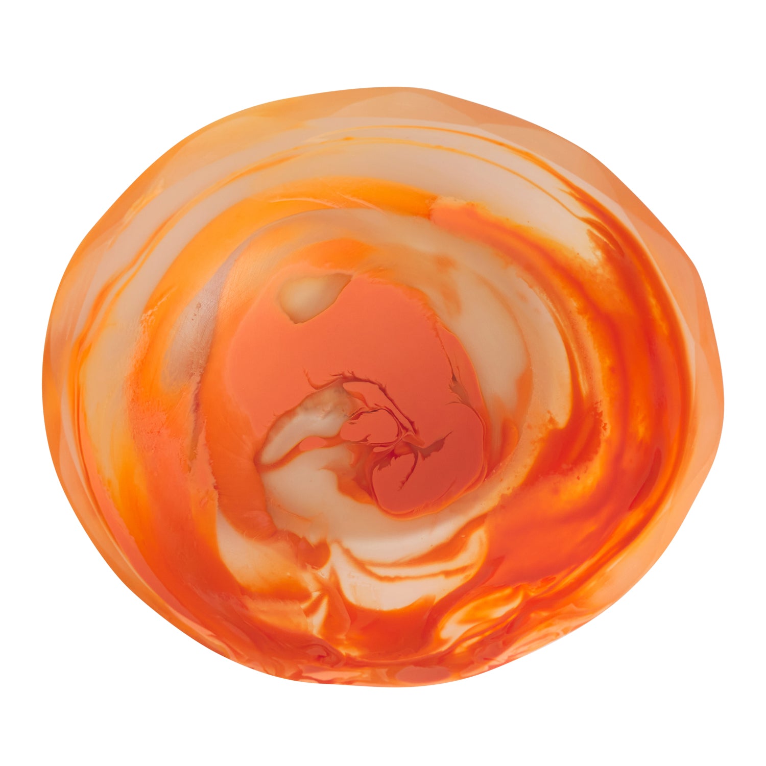 Billie Bowl - Premium Persimmon-Colored Ceramic Serving Bowl for Salads, Soups & Snacks | Elegant Tableware for Dining & Entertaining