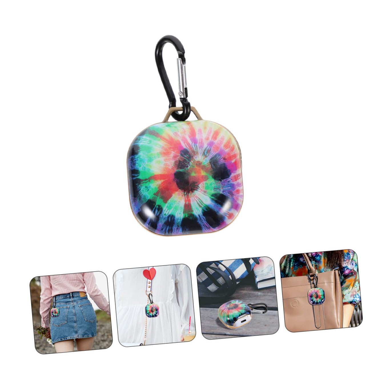 Angoily Marble Pattern Earphone Case - Cute Decorative Earbuds Cover Protector for AirPods & Wireless Headphones | Perfect for Travel, Work & Daily Use