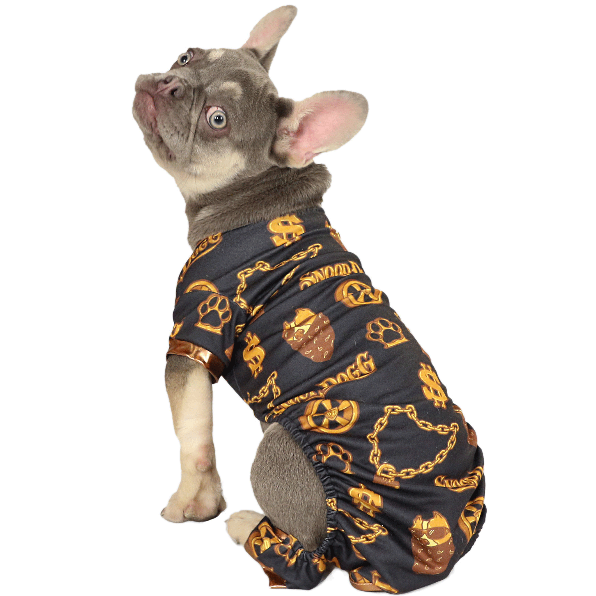 Snoop Doggie Doggs Deluxe Pet Pajamas - Cozy & Stylish Dog PJs for Small & Medium Breeds - Perfect for Lounging, Sleepovers & Photo Shoots