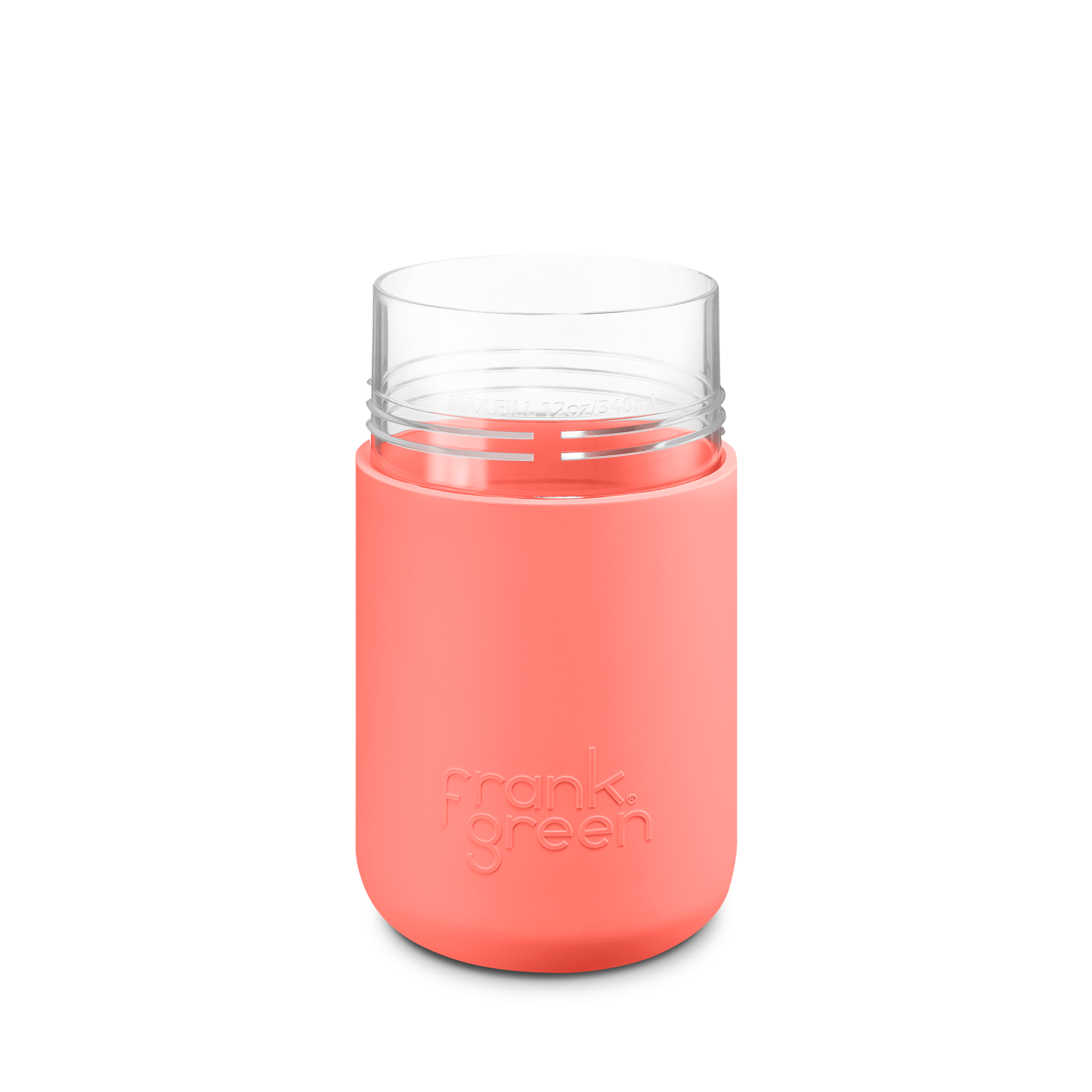 12oz (340ml) Original Reusable Cup Base - Durable & Eco-Friendly Coffee Mug for Home, Office, Travel & Outdoor Activities