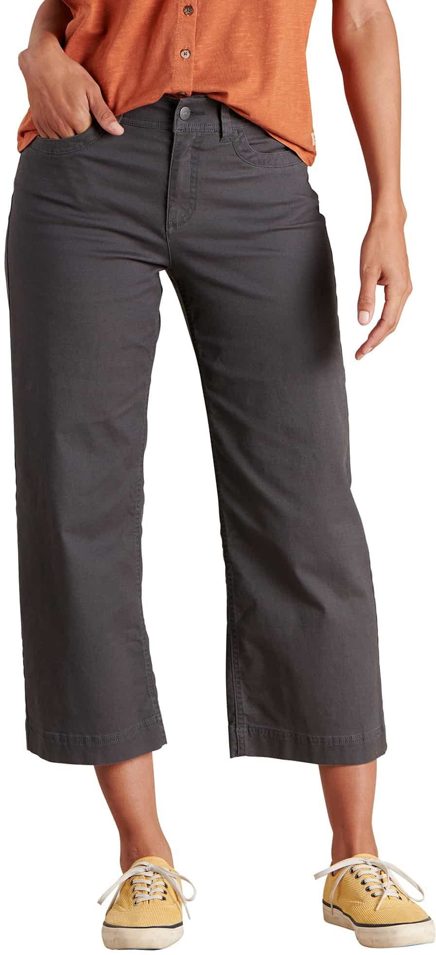 Toad&Co Earthworks Wide Leg Pants for Women - Eco-Friendly Stretch Travel & Hiking Pants - Perfect for Outdoor Adventures & Casual Wear