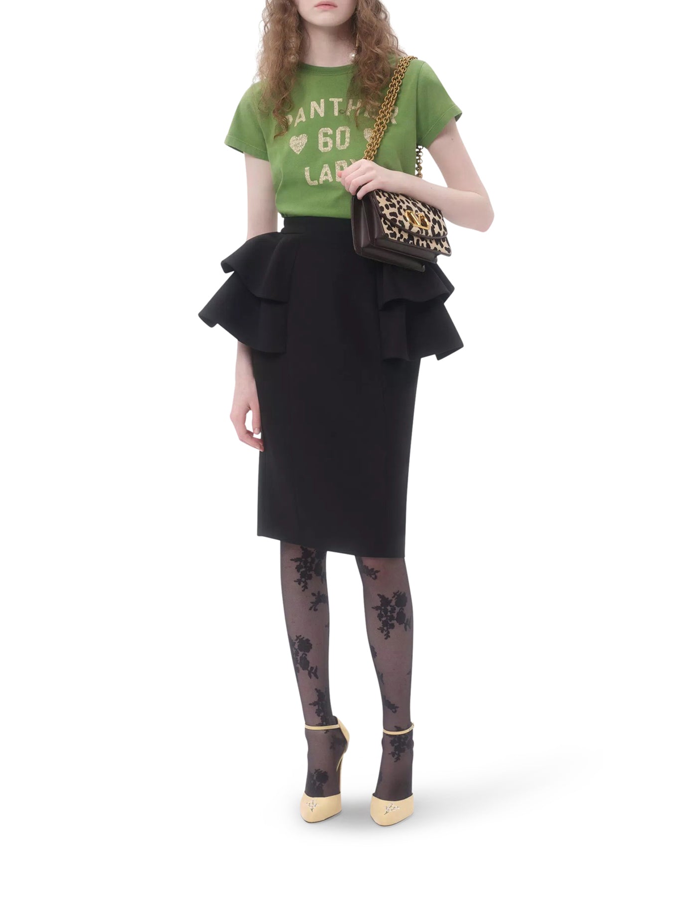 Elegant Crepe Midi Skirt for Women - Flowy A-Line Skirt with Side Slits - Perfect for Office, Party & Casual Wear