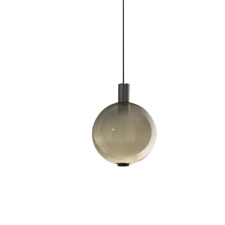 Modern Semi-Transparent LED Pendant Light Fixture - Dimmable Hanging Chandelier for Kitchen Island, Dining Room & Bedroom Lighting