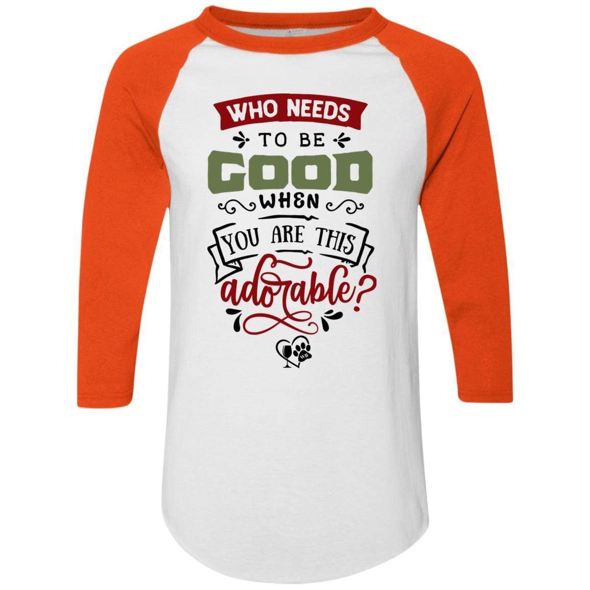 WineyBitches.Co Colorblock Raglan Jersey - Stylish Women's Baseball Tee for Casual Outings & Weekend Wear