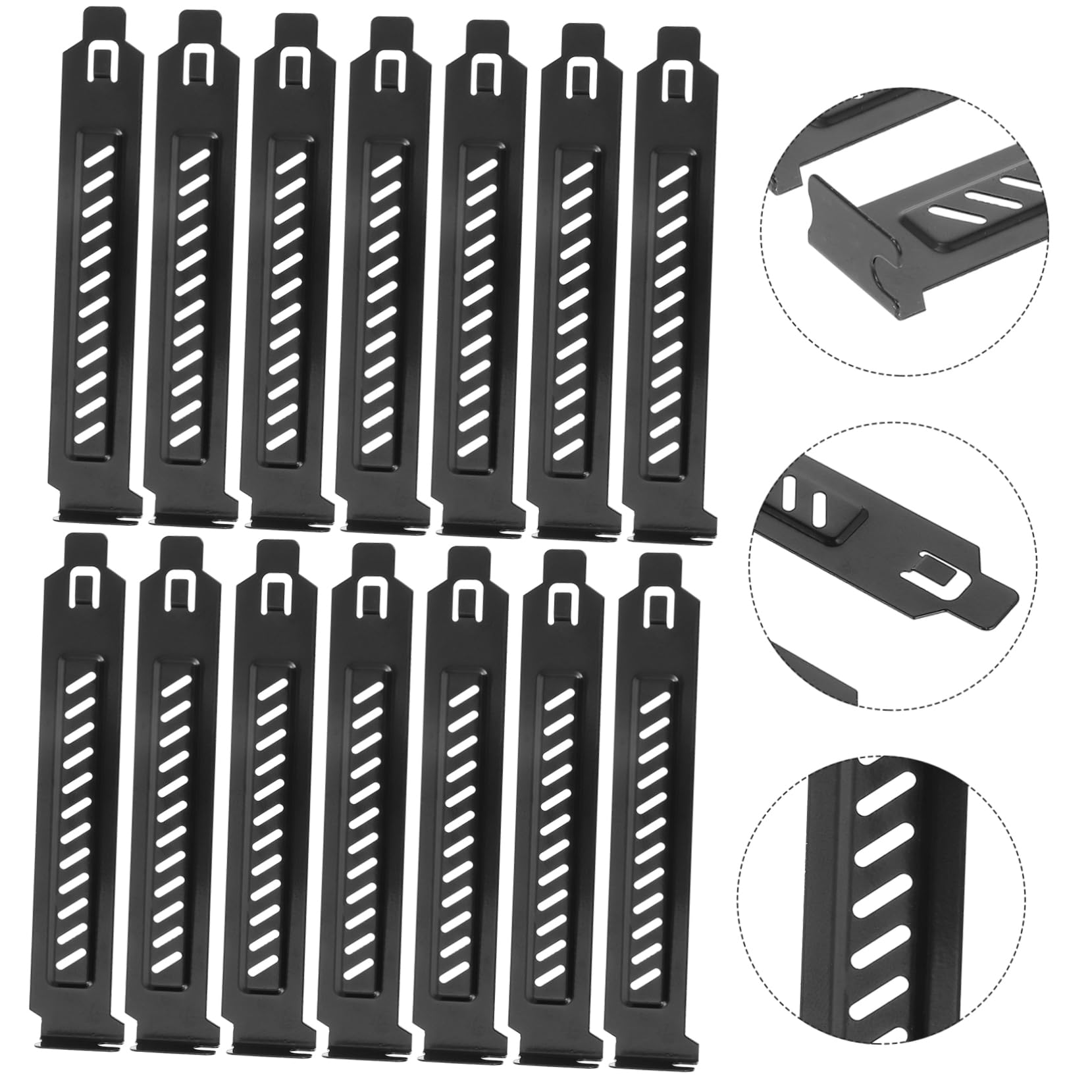 20PCS Stainless Steel GPU Bracket Blanking Plates - PCI Expansion Slot Covers for Computer Case Accessories, PC Chassis Block & Baffle | Perfect for Gaming Rigs, Workstations & Custom PC Builds