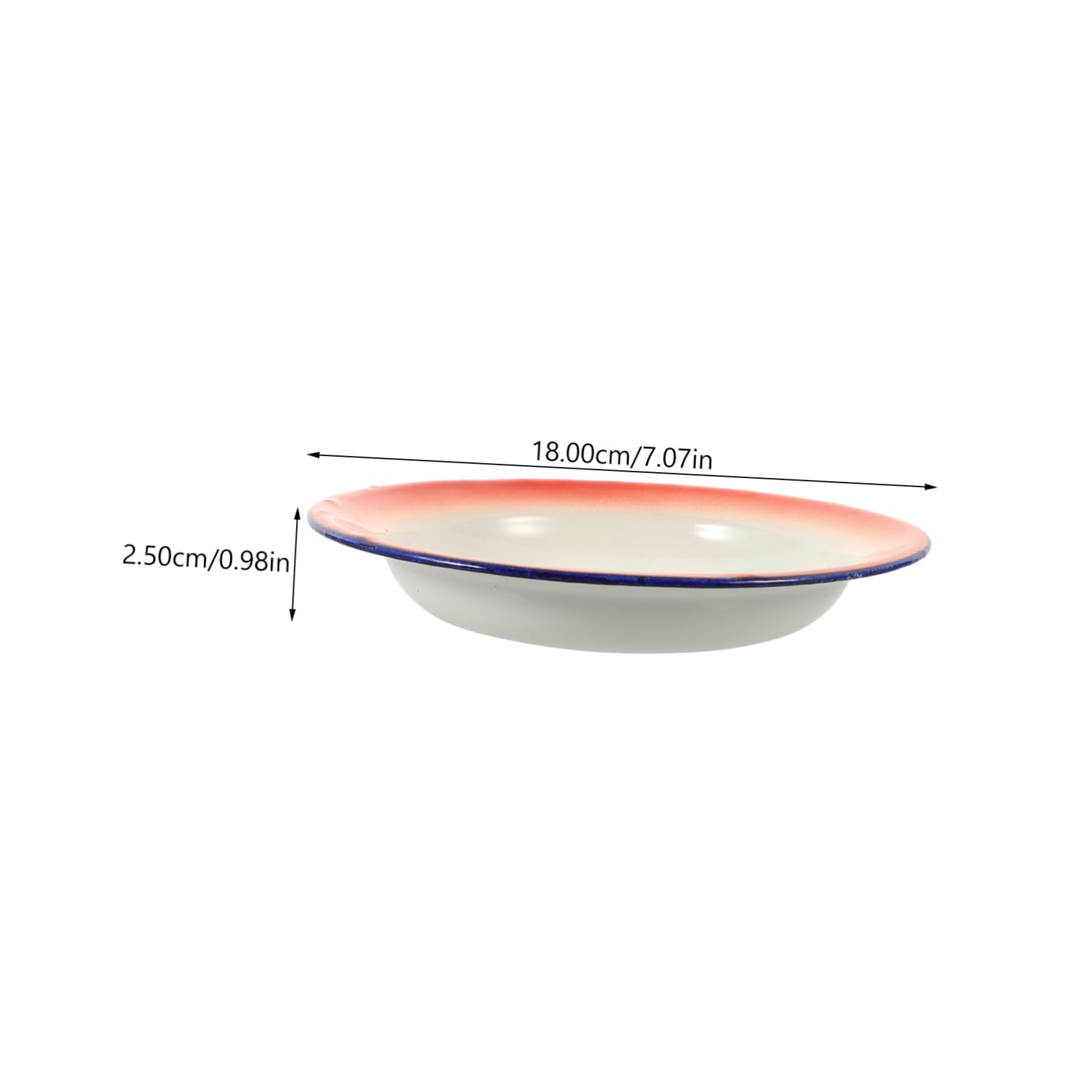 Authentic Japanese Snacks 3-Piece Enamel Plate Set - 18CM Round Serving Tray for Chinese Weddings, New Year Celebrations & Traditional Party Appetizers | Elegant Food Display for Asian Festive Gatherings & Cultural Events