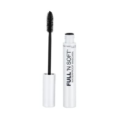 Maybelline Full 'N Soft Waterproof Mascara - Very Black 311 - 0.28 oz (18 Pack) | Volumizing & Lengthening | Waterproof & Smudge-Proof | Perfect for Swimming, Gym & Everyday Wear