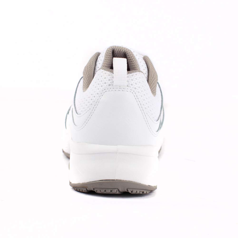 Therafit Men's Pro Leather Walker Shoes for Plantar Fasciitis & Foot Pain Relief - Comfortable Supportive Walking Shoes for Seniors, Diabetics & Daily Use