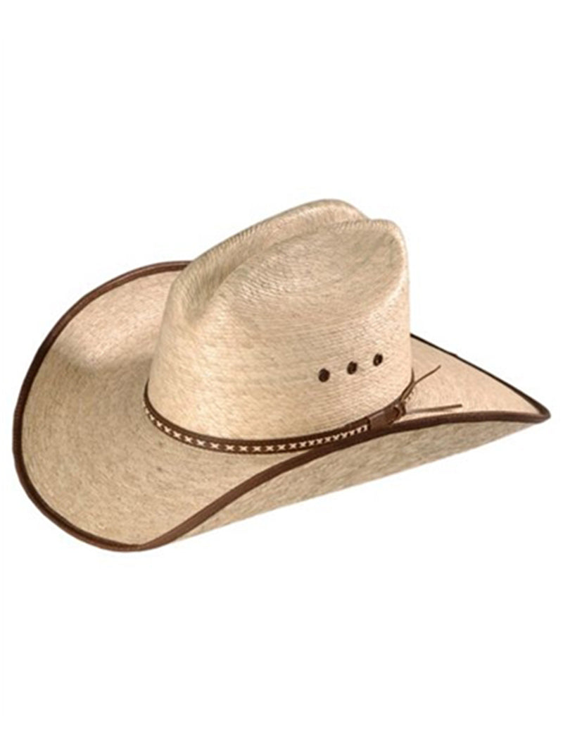Resistol RSHKTWBJA41 Jason Aldean Hicktown Straw Cowboy Hat - Verde Bound Western Style for Men - Perfect for Country Music Festivals & Outdoor Adventures