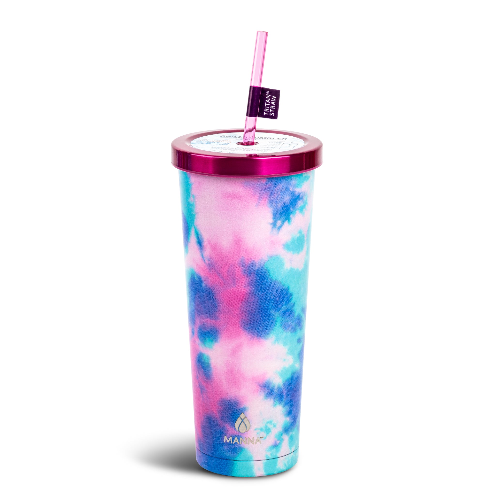 24 oz Swirl Stainless Steel Insulated Tumbler - Double Wall Vacuum Cup for Hot & Cold Drinks - Leakproof Travel Mug for Coffee, Tea, Water - Perfect for Office, Gym, Commuting & Outdoor Activities