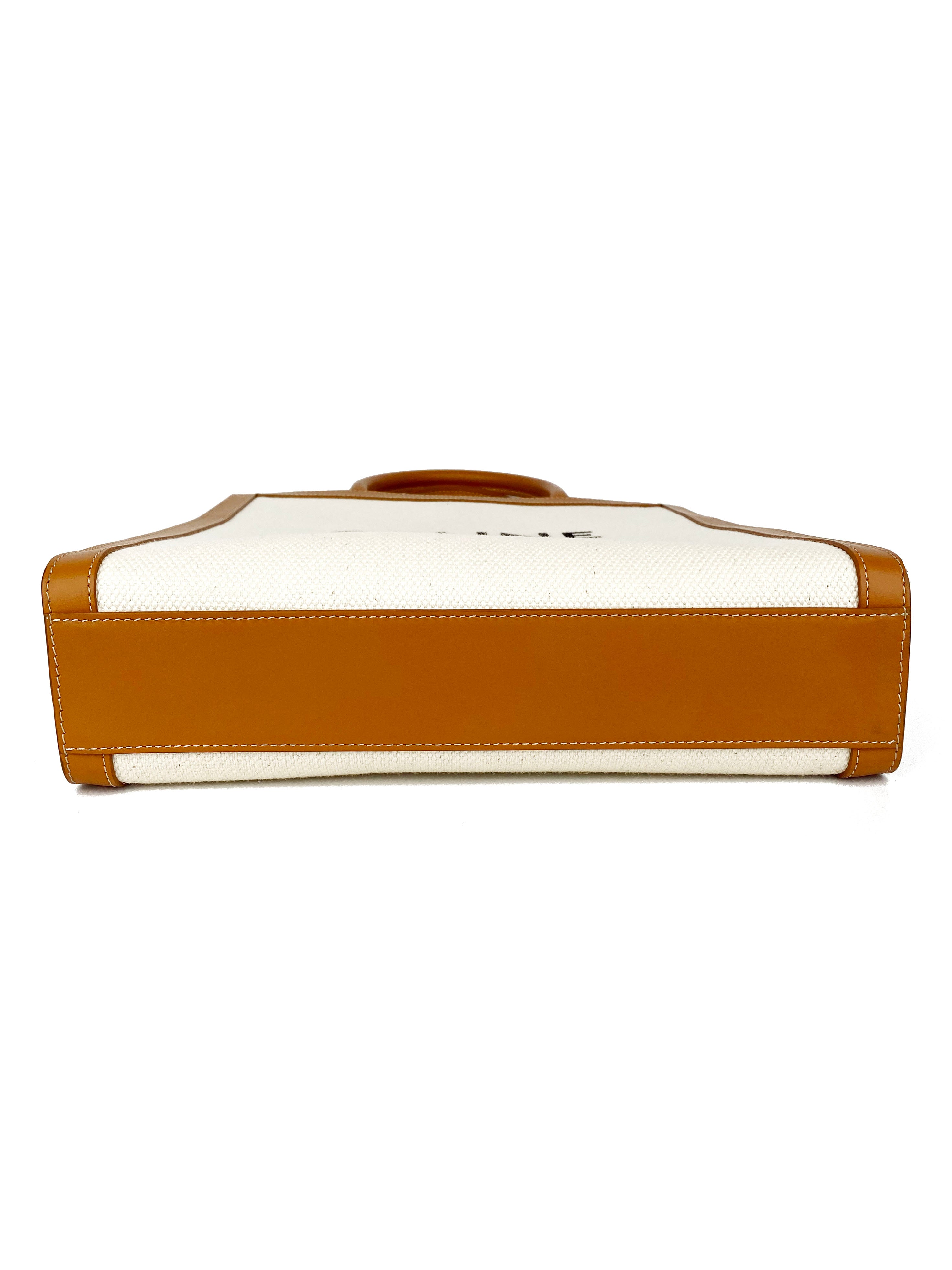 Celine Small Vertical Cabas Tote Bag - Stylish Leather Handbag for Women | Perfect for Work, Travel & Everyday Use