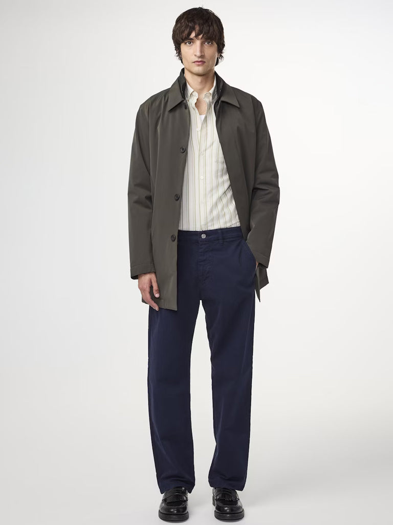 NN07 Aden Chino Pants for Men - Navy Blue Slim Fit Stretch Cotton Dress Pants | Business Casual & Office Wear