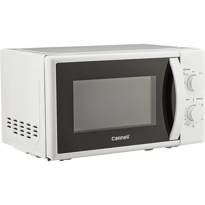 Cornell CMOS201WH 20L 700W Compact Countertop Microwave Oven - Perfect for Dorms, Small Kitchens & Office Break Rooms