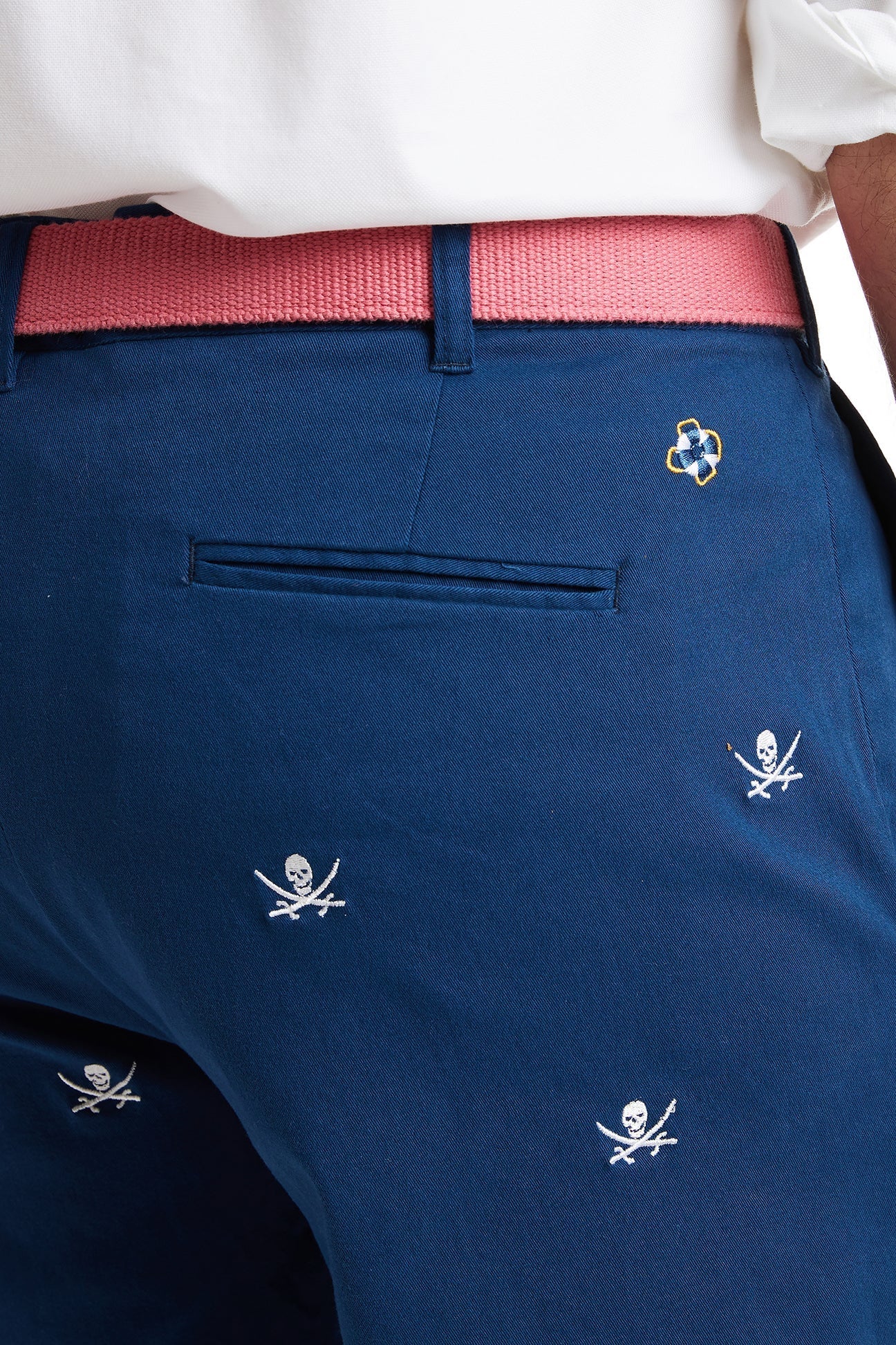 Cisco Short Nantucket Navy with Calico Jack - Classic Men's Casual Shorts for Summer Beach, Travel & Outdoor Activities